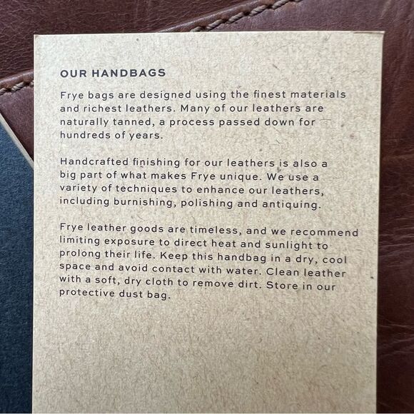 Frye NWT Logan Messenger Bag Dark Brown Leather MSRP $498 DB791 - Picture 9 of 16